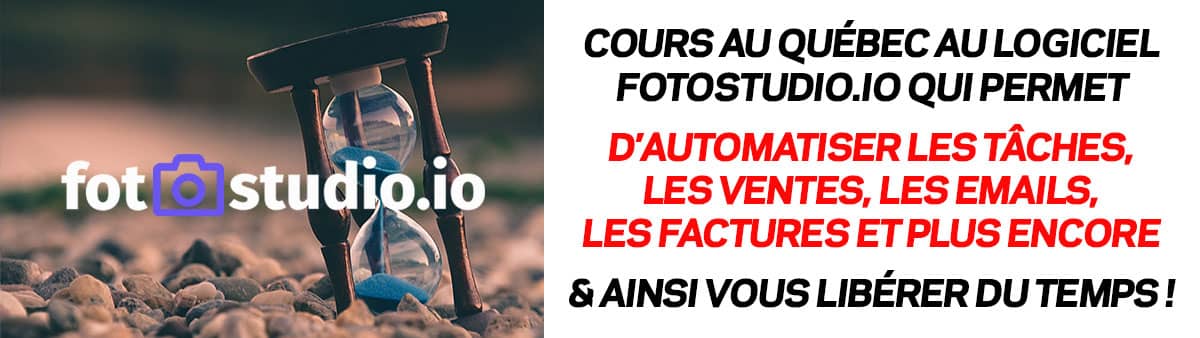 Cours sur le logiciel Fotostudio au Québec