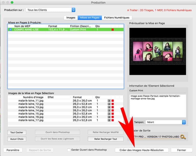 ProSelect : Module de post-production automatisée sous Photoshop